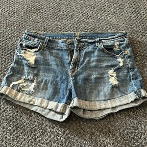 Seven for all mankind jean shorts